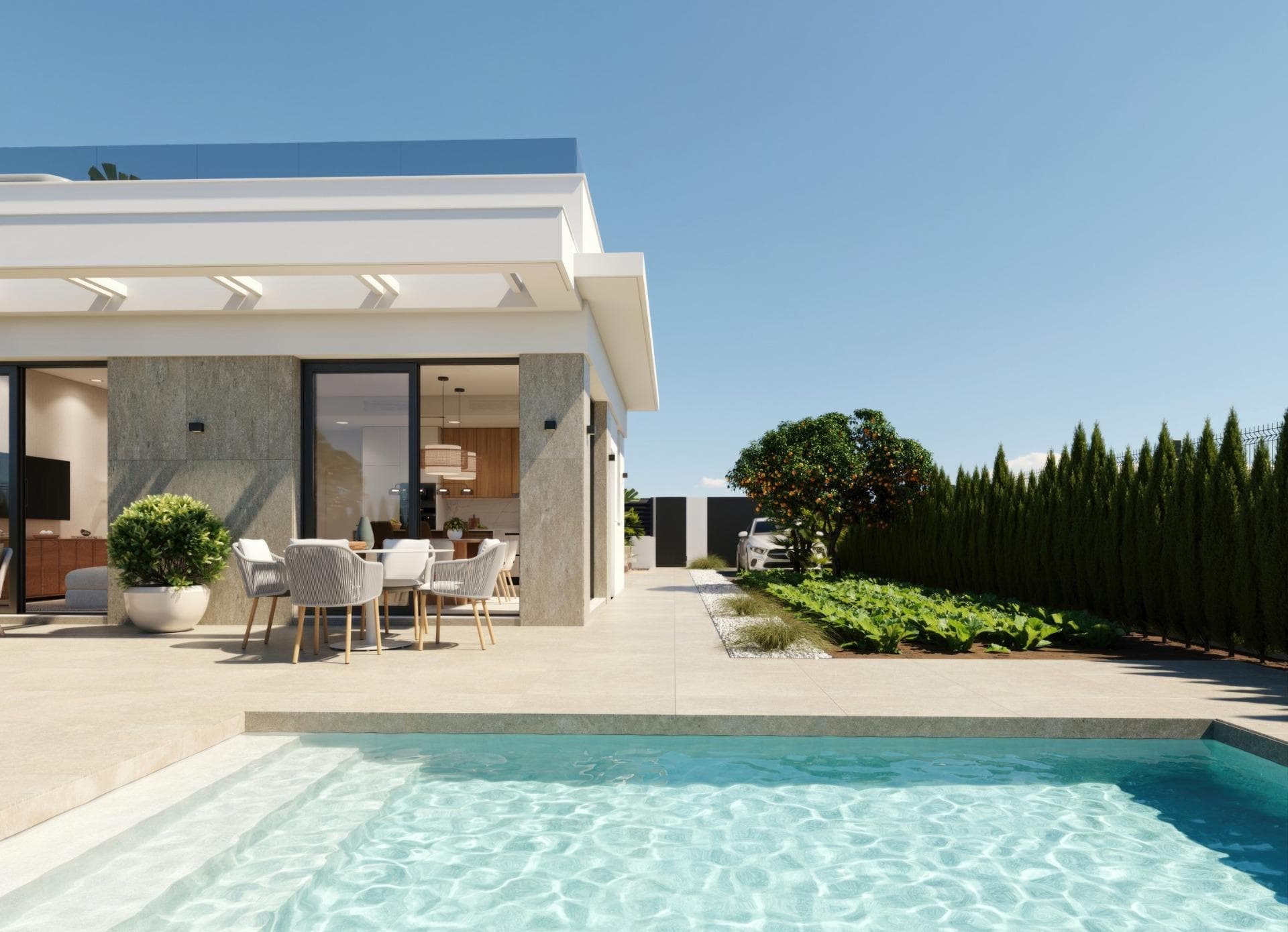 Villa de 2 dormitorios en Fuente Álamo
