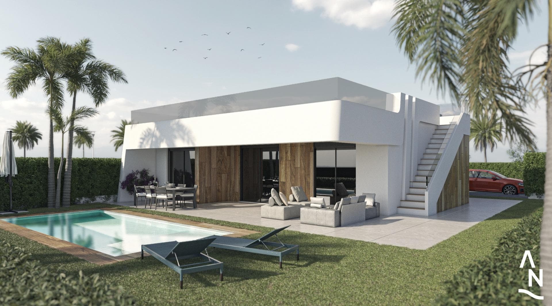 Villa de 3 dormitorios en Alhama de Murcia