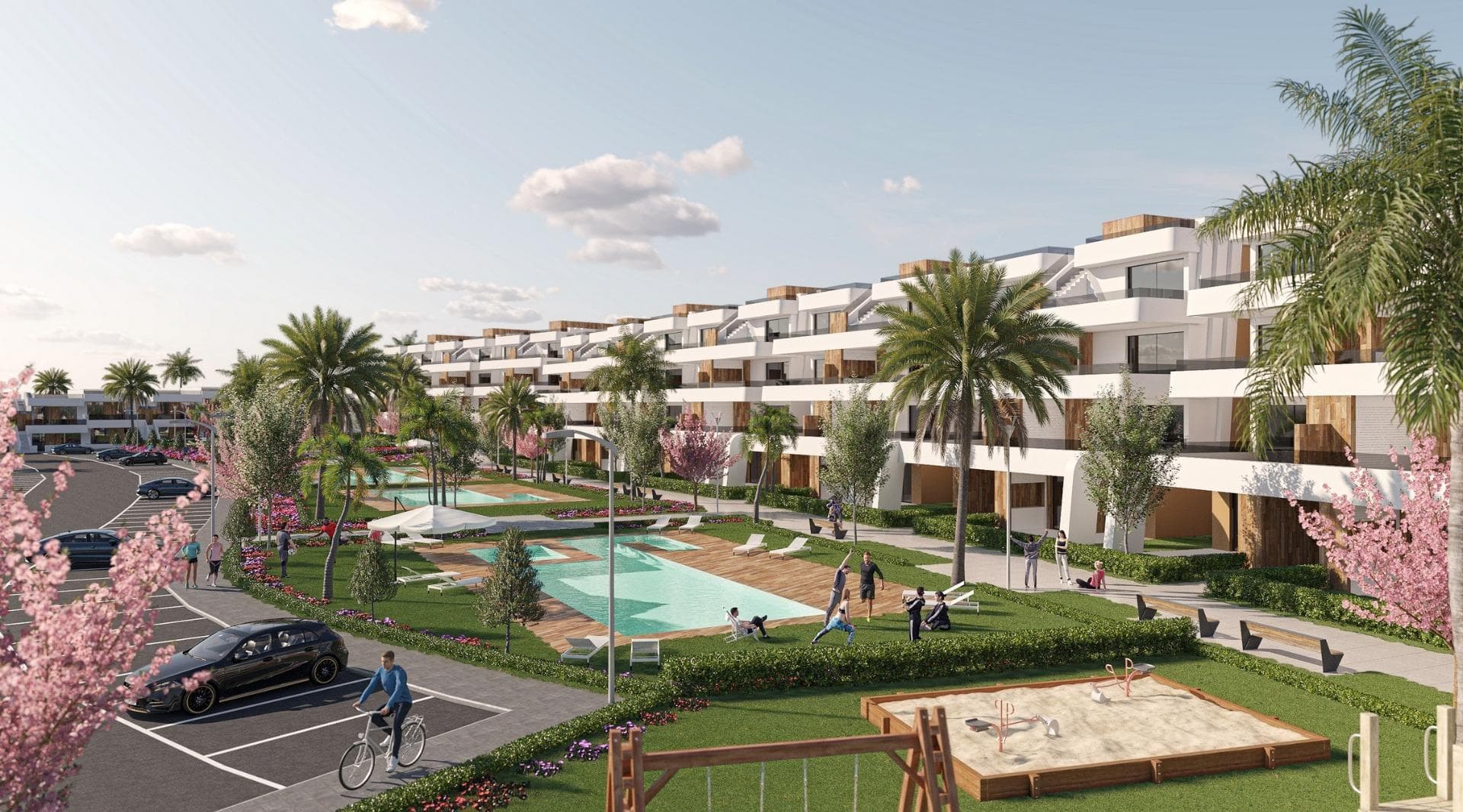 Apartamento de 2 dormitorios en Alhama de Murcia