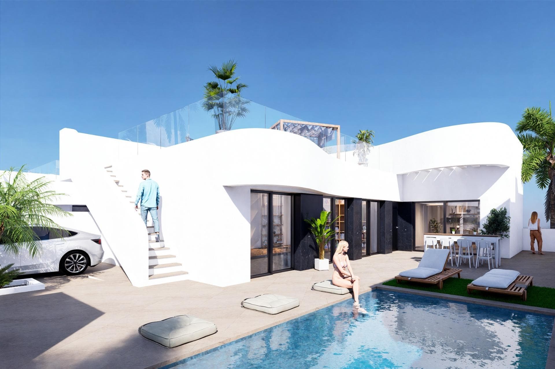 Villa de 3 dormitorios en Algorfa