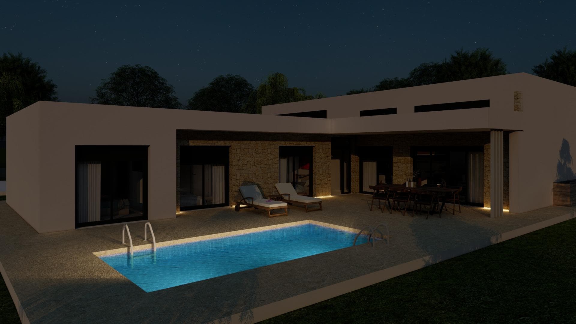 Moderne villa med 3 soverom og 2 bad – bilde 7