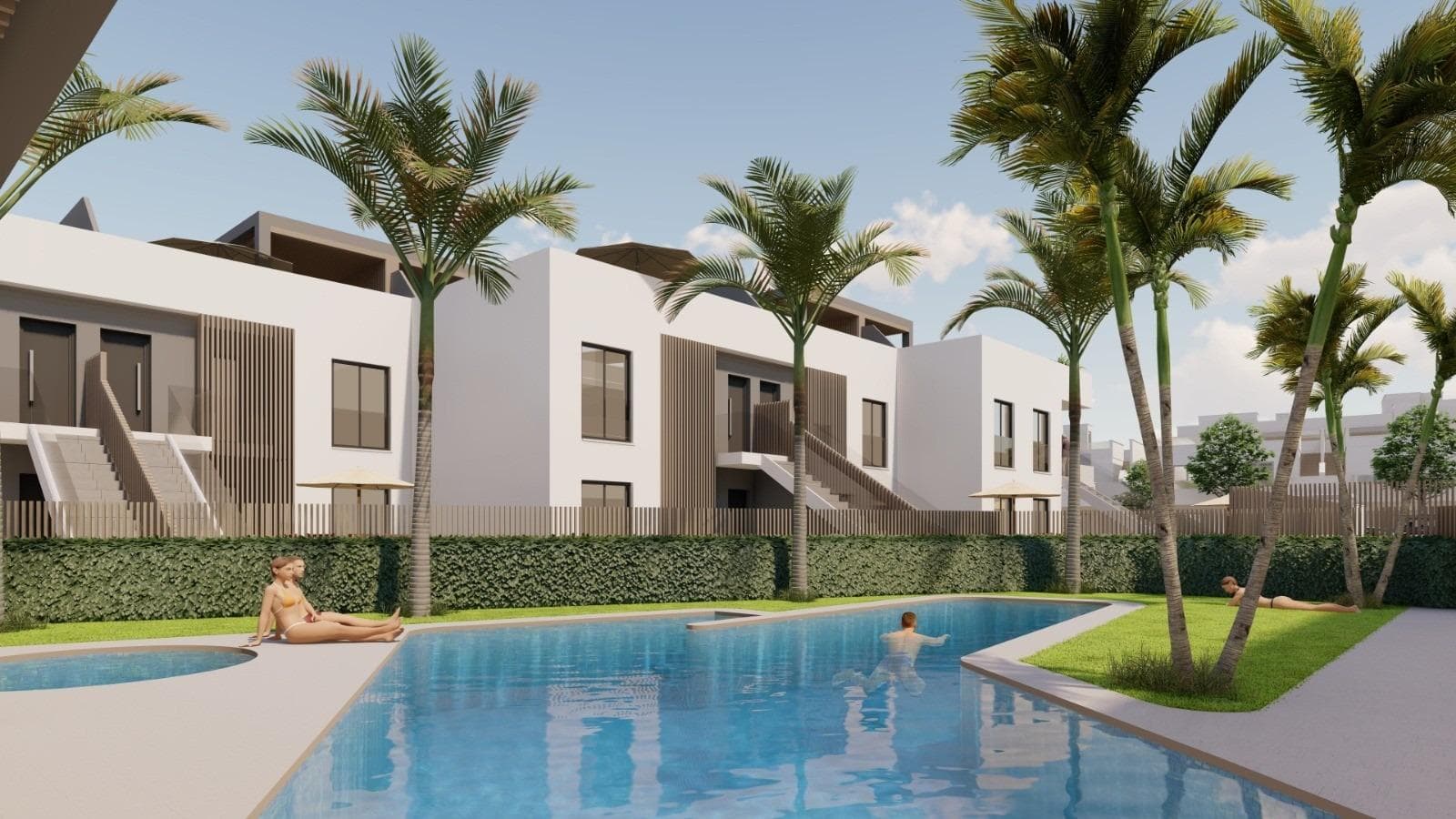 Bungalow de 3 dormitorios en Pilar de la Horadada