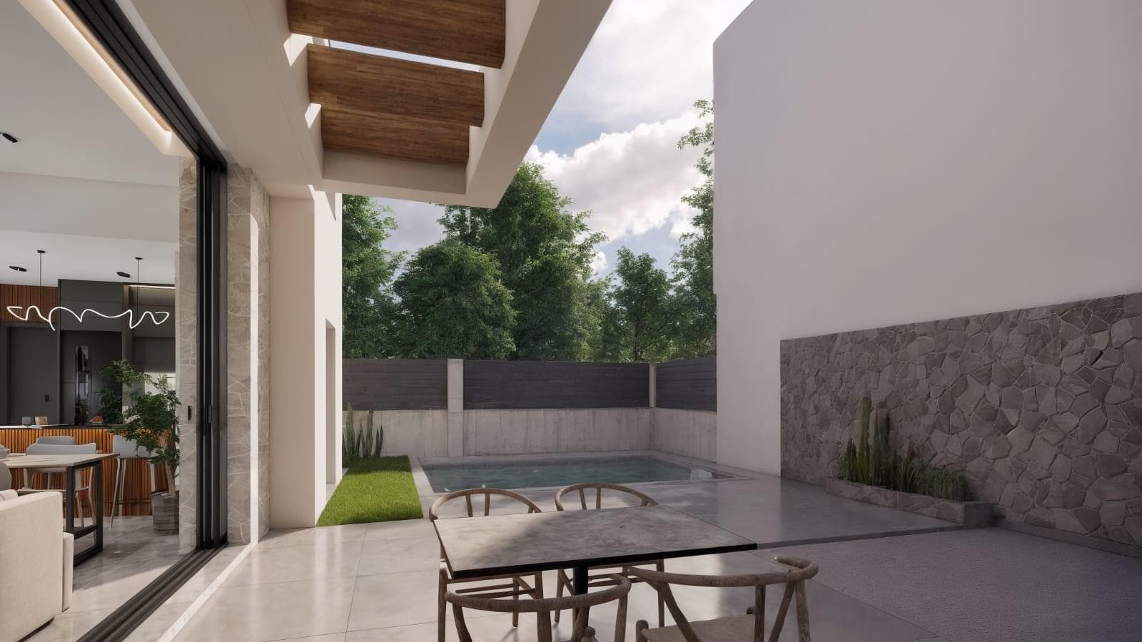 Moderne villa med 4 soverom og 3 bad – bilde 2