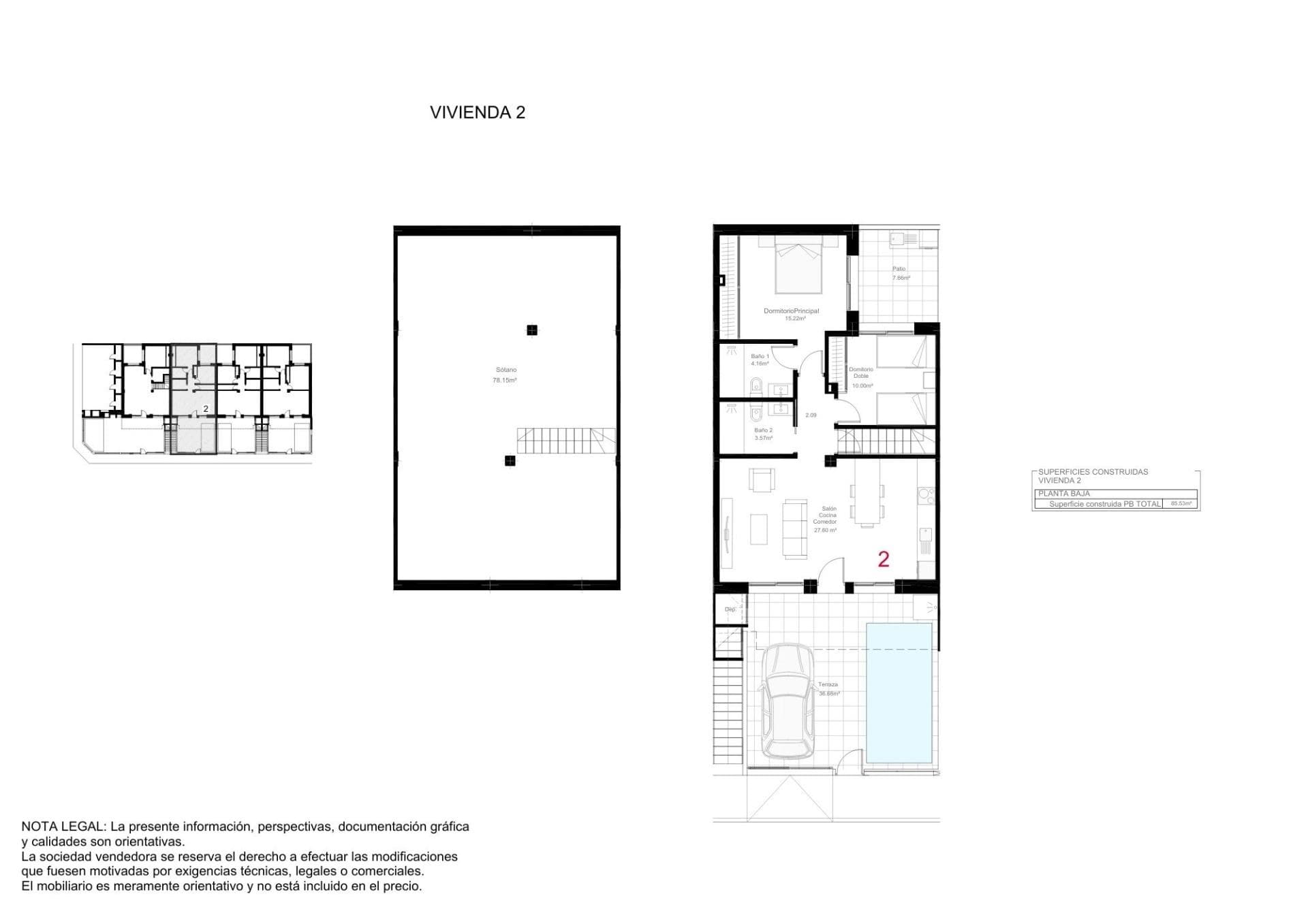 Bungalow med 2 soverom og 2 bad i San Pedro del Pinatar – bilde 7