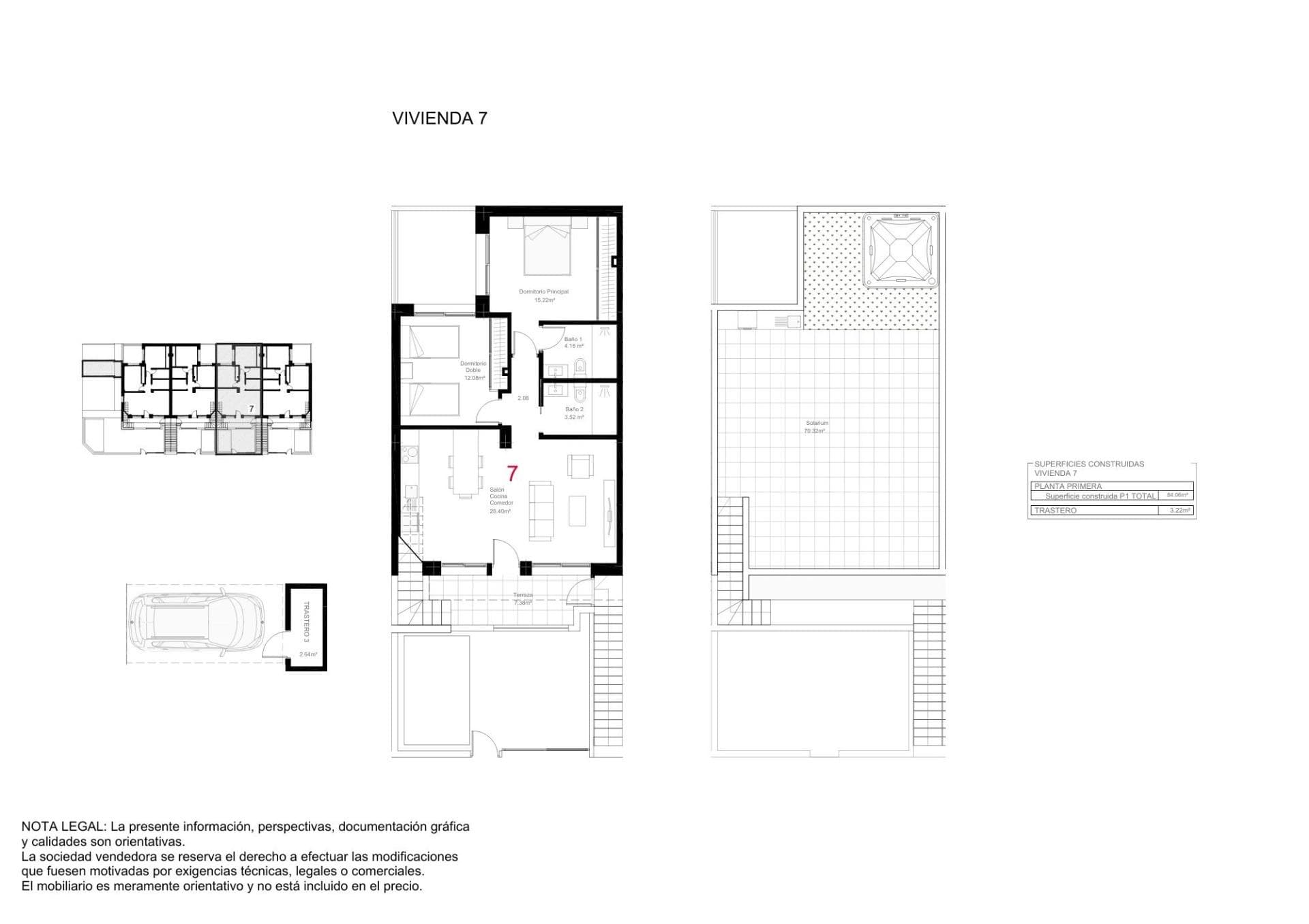 Bungalow med 2 soverom og 2 bad i San Pedro del Pinatar – bilde 7