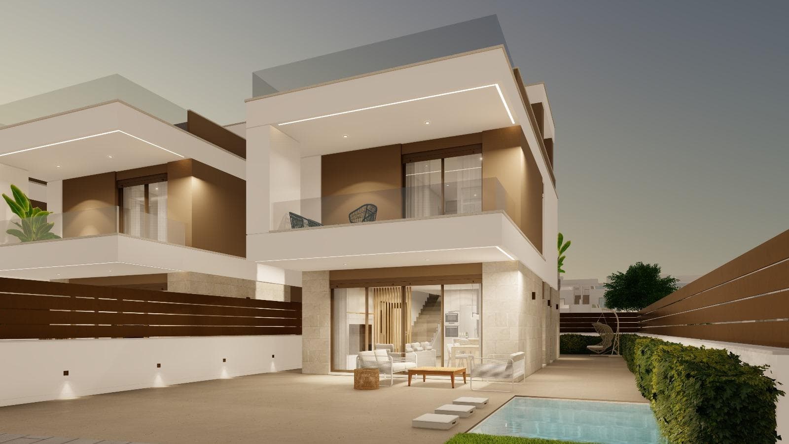 Villa de 3 dormitorios en Pilar de la Horadada