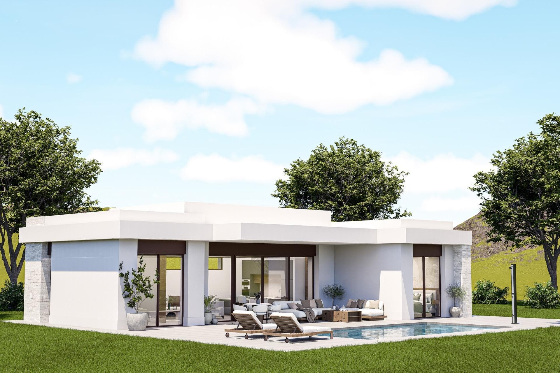 Villa de 2 dormitorios en Pinoso