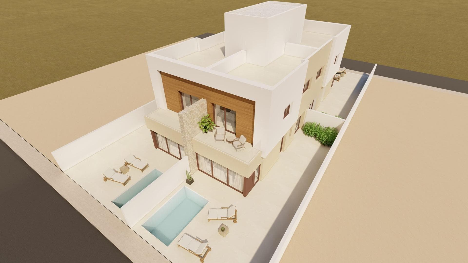 Rekkehus med 3 soverom og 3 bad i San Javier – bilde 2