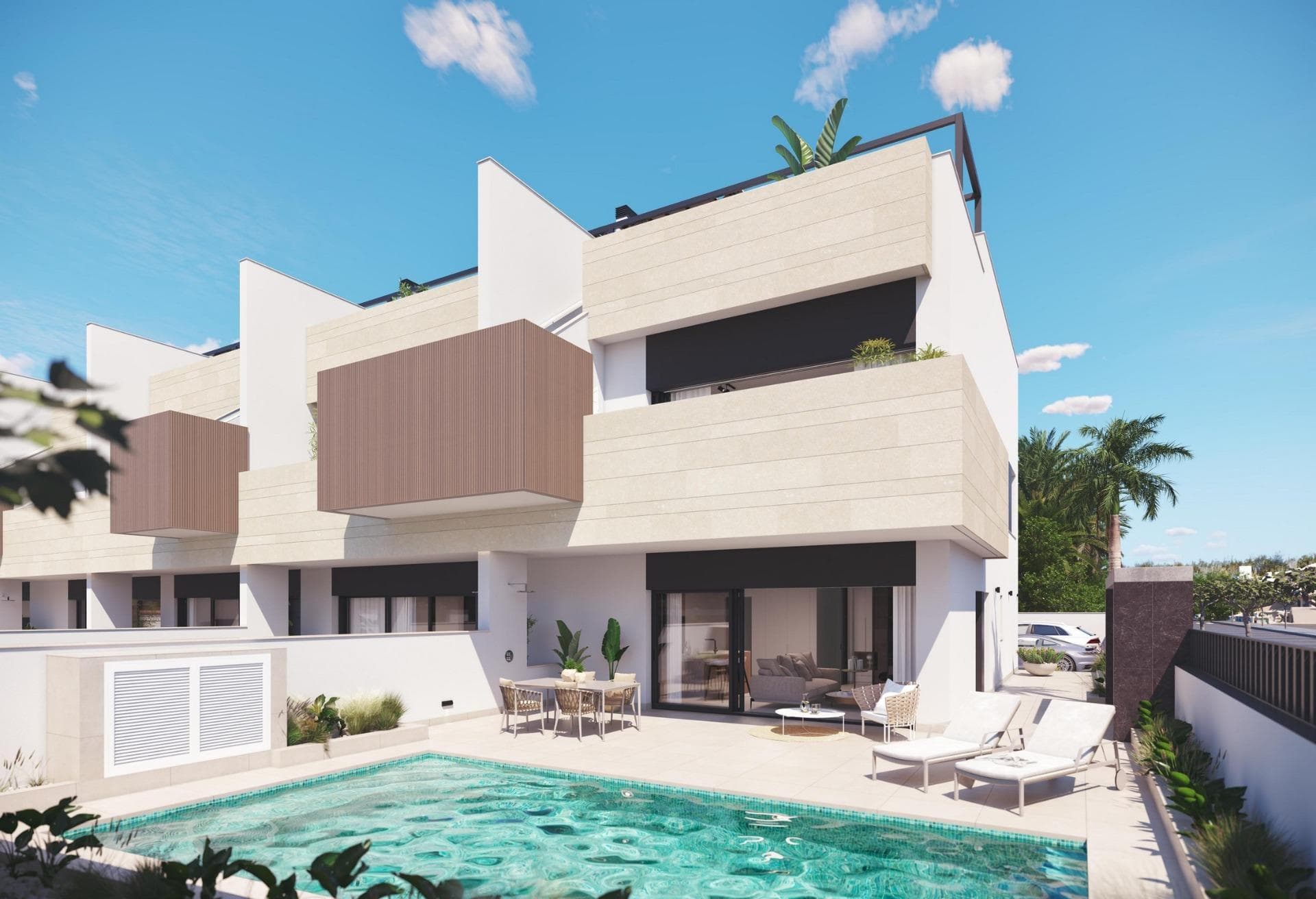 Bungalow de 3 dormitorios en Pilar de la Horadada