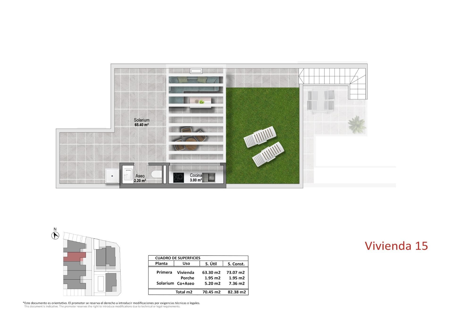 Bungalow med 2 soverom og 2 bad i Pilar de La Horadada – bilde 6