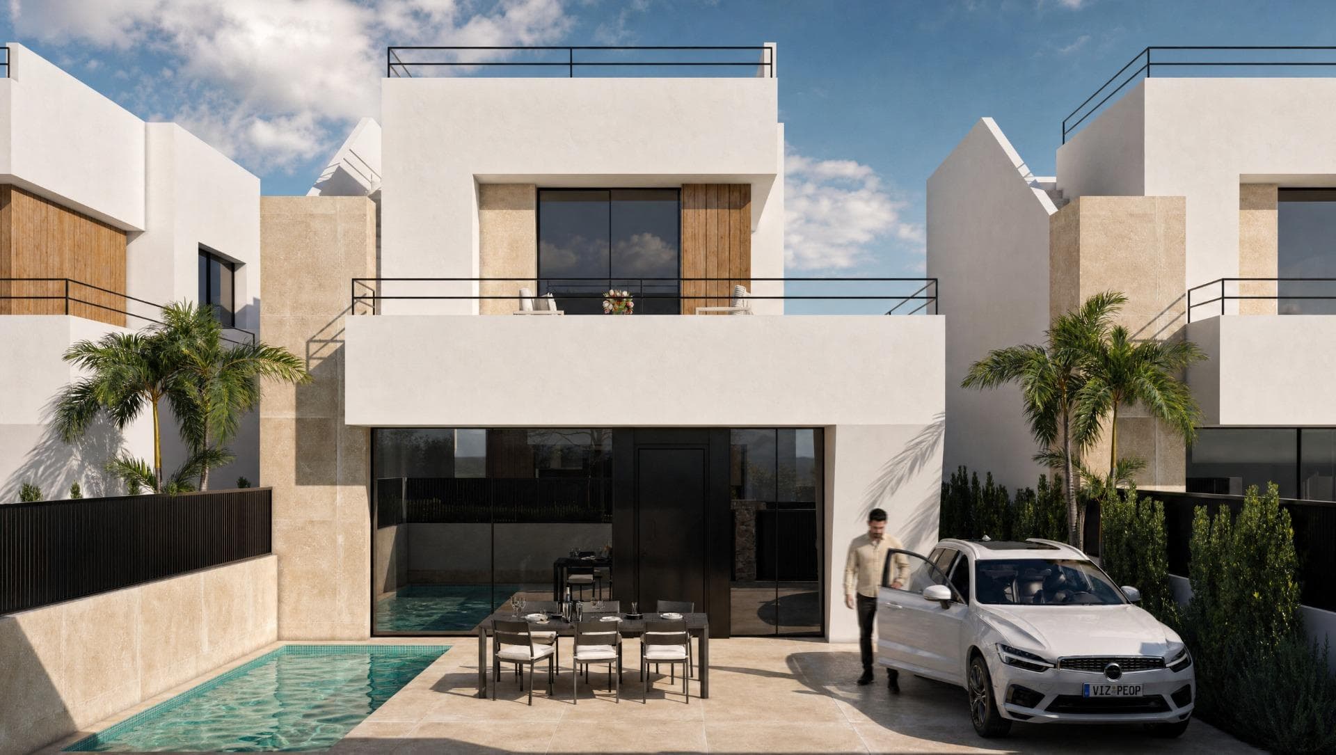 Chalet pareado de 3 dormitorios en Alhama de Murcia