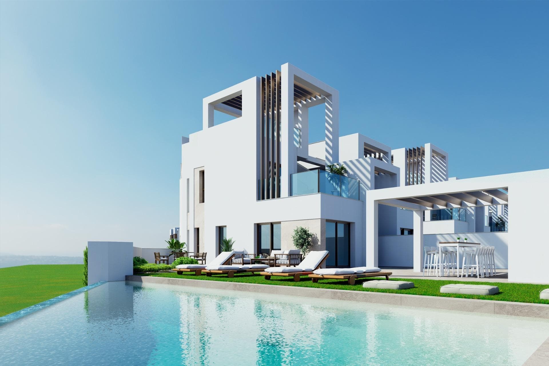 Villa med 3 soverom og 3 bad i Los Alcazares