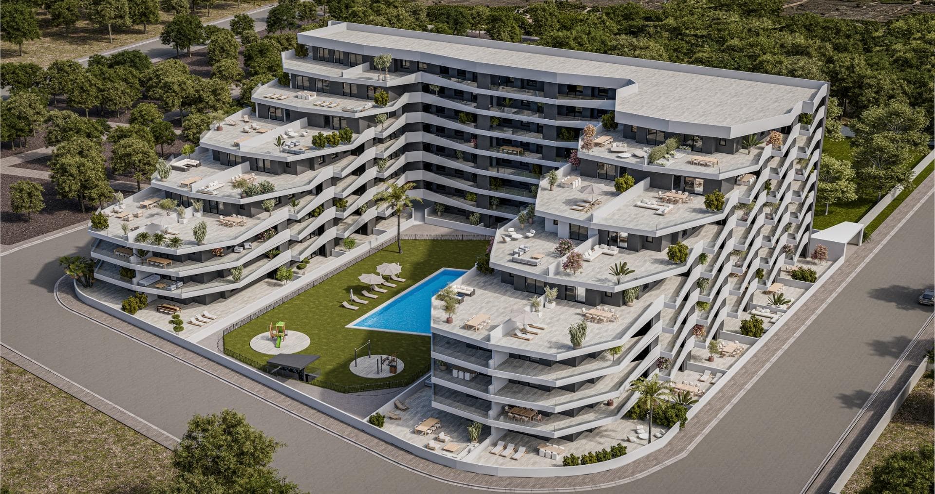 Leilighet med 3 soverom og 2 bad i San Miguel de Salinas – bilde 2