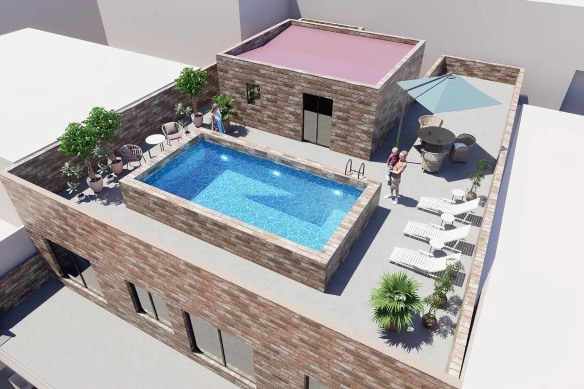Leilighet med 1 soverom og basseng i Torrevieja