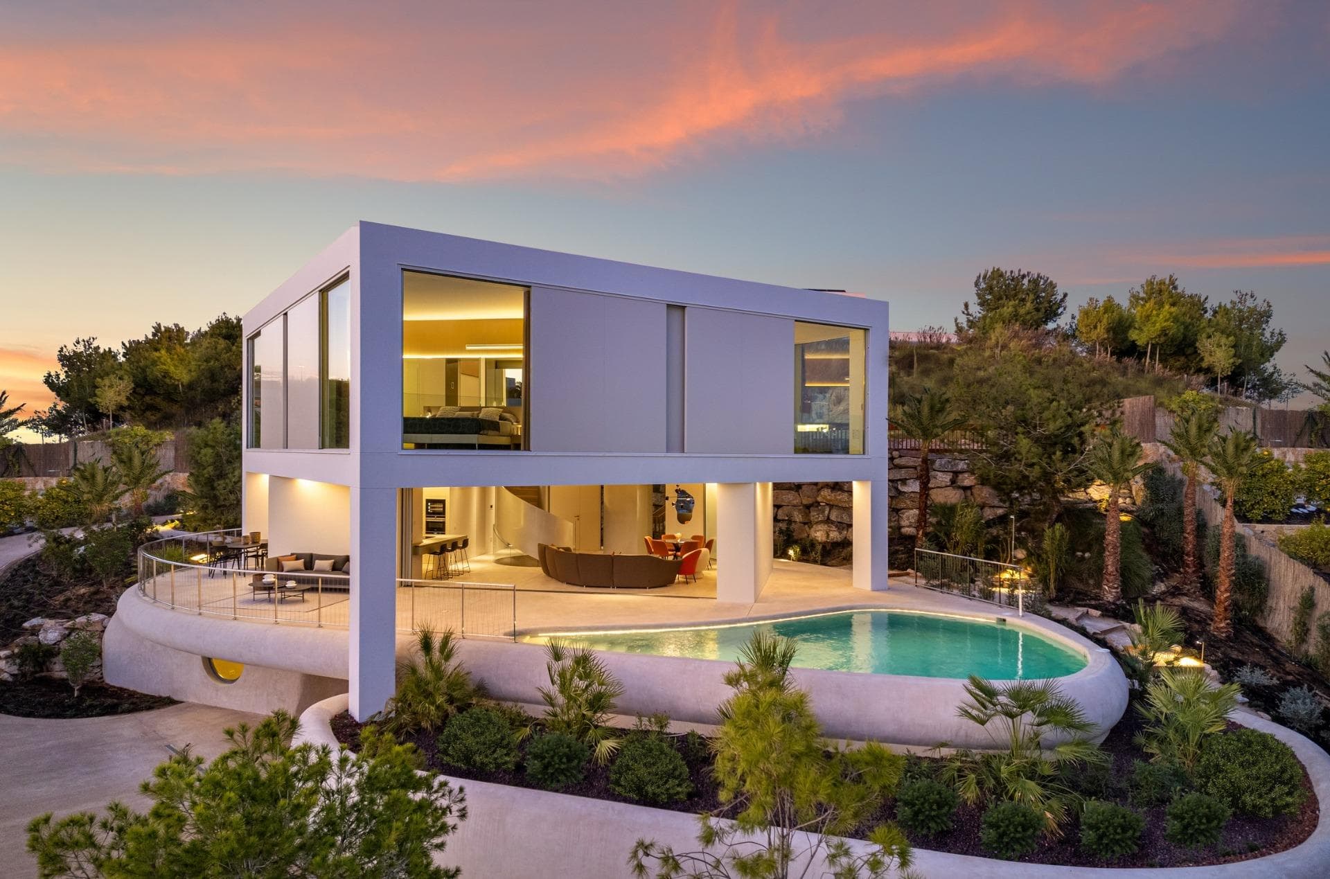 Villa med 3 soverom og 4 bad i Orihuela