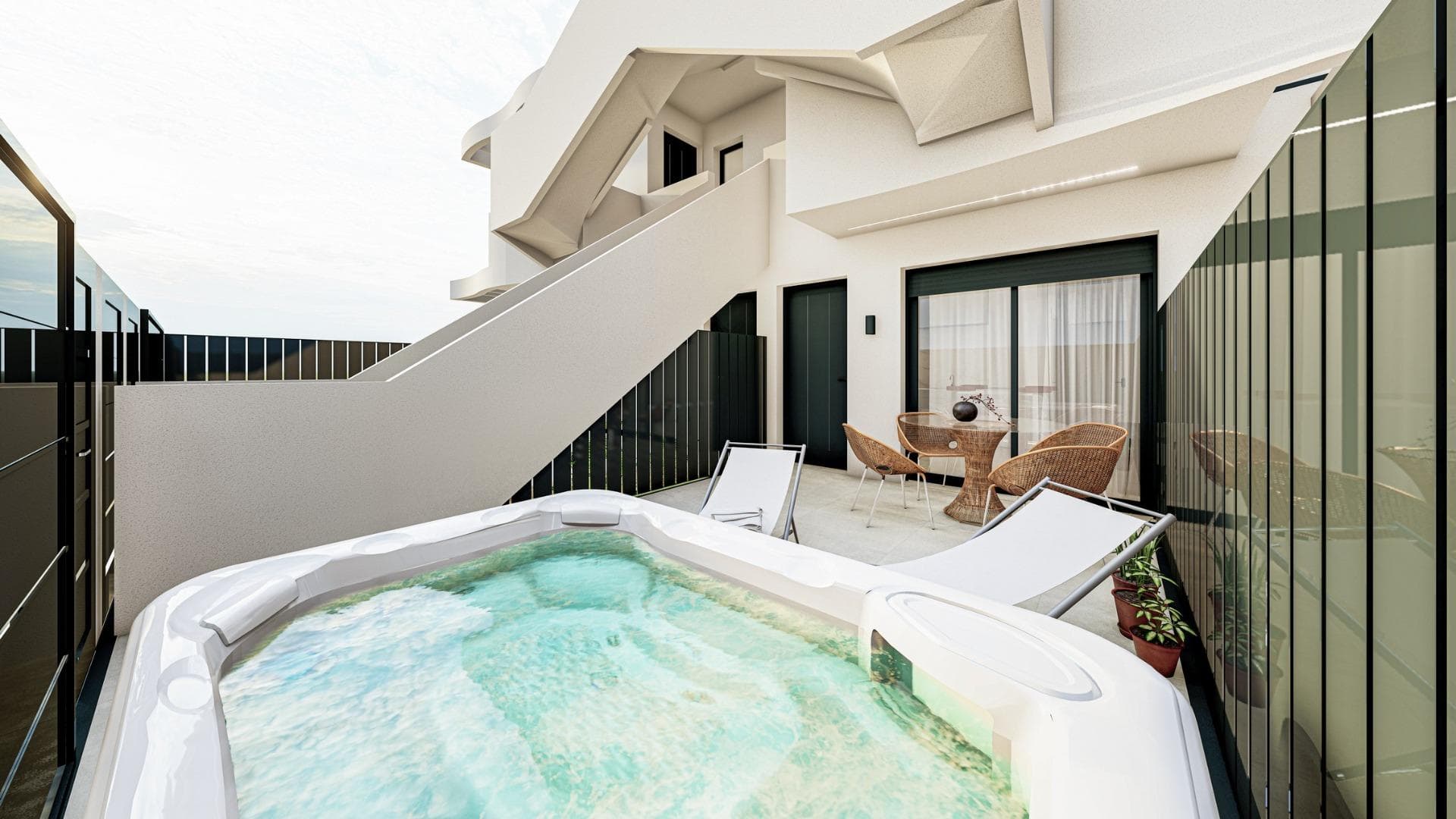 Bungalow med 2 soverom og 2 bad i San Pedro del Pinatar